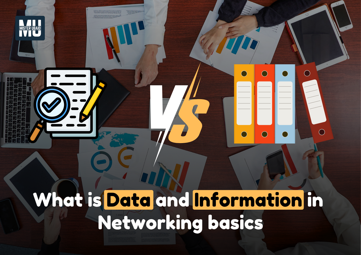 Data vs information in computer networking