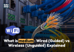 What is medium: Wired (Guided) vs Wireless (Unguided) Explained