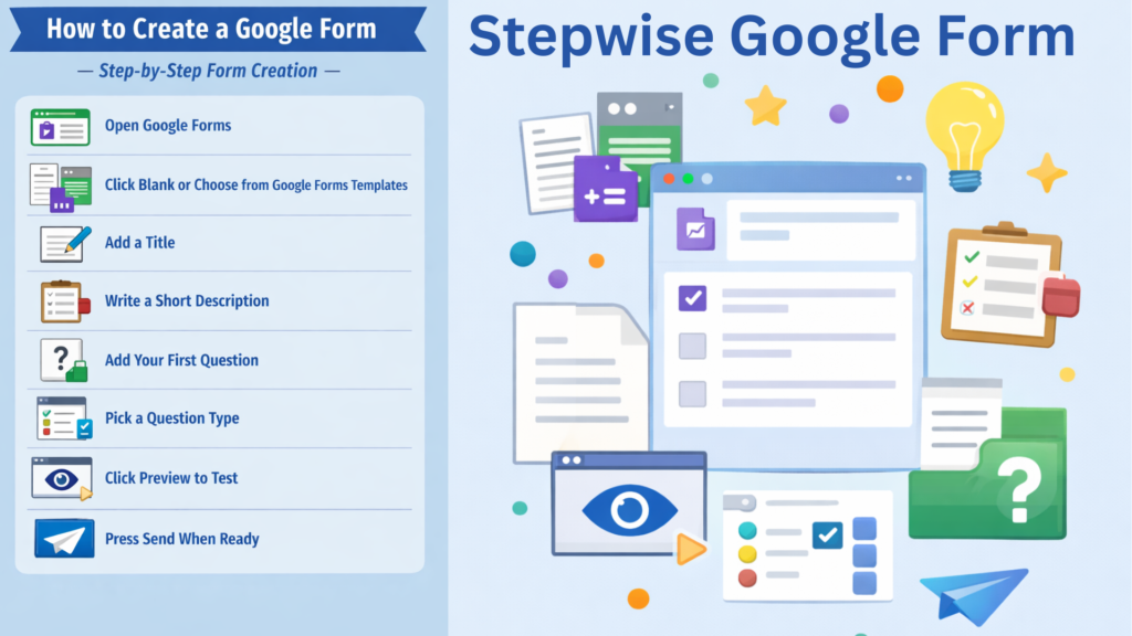 How to Make a Google Form: Create a Google Form Using Templates & Quiz Tools
