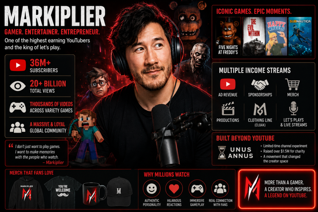 4. Markiplier as a gaming star among highest earning youtubers