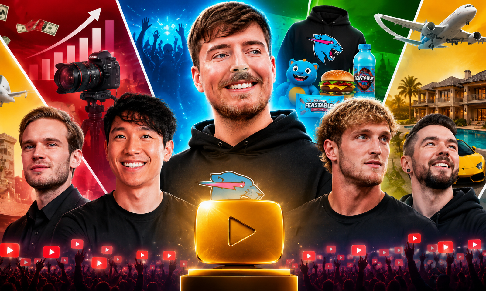 highest earning youtubers